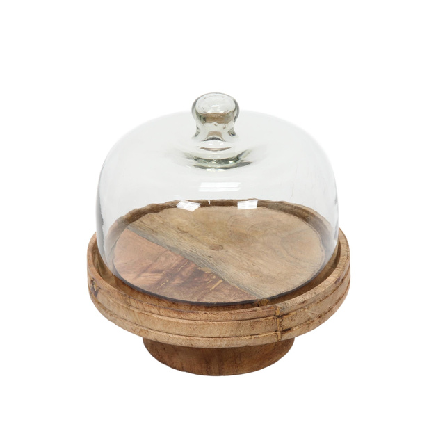 Suport pentru tort din lemn de mango, Ø 19 cm