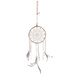 Dream catcher de perete FOLK, Ø 16,5 x 56 cm, bej