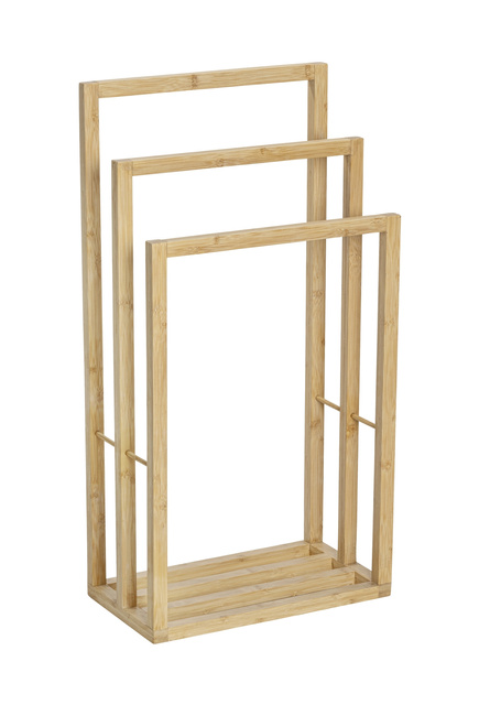 Suport pentru prosoape cu trei brațe, Bamboo, WENKO