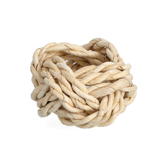 Set inele de servetel din rachita, Ø 5 cm