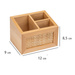 Organizator universal ALLEGRE BAMBOO, 3 compartimente, bambus, WENKO