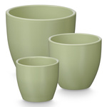 Set ghivece rotunde cu flori Ø 14, 17, 22 cm