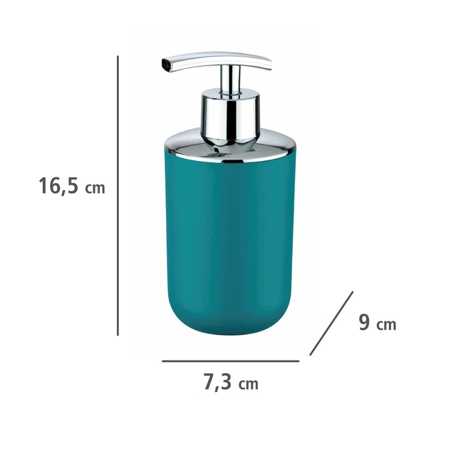 Dispenser de săpun BRASIL, 320 ml, WENKO, turcoaz