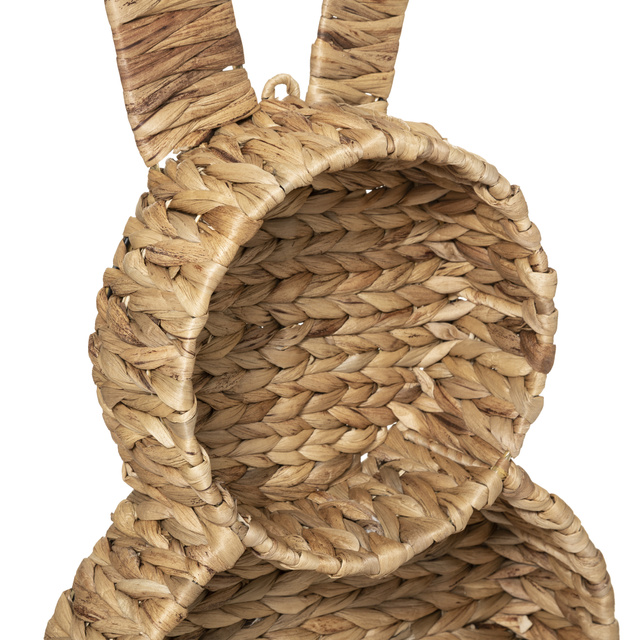 Raft din iarba de mare in forma de iepure, 30 x 53 cm