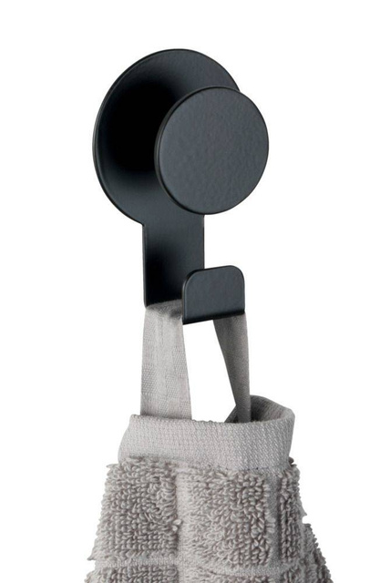 Cuier pentru baie BLANDAS negru mat, Wenko