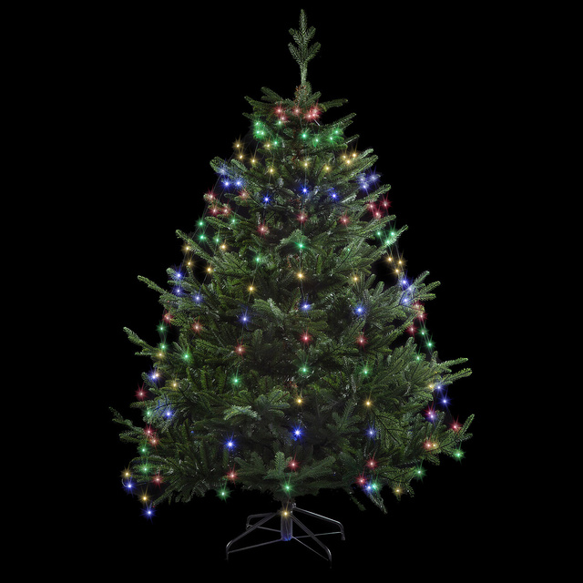 Lumini colorate pentru brad, ghirlanda, 170 LED-uri