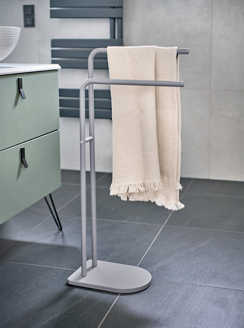 Suport pentru prosoape de baie VETRO, 41 × 20,5 × 86 cm