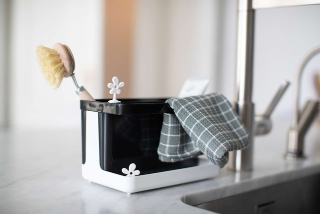 Organizer de bucătărie PARK IT pentru ustensile, KOZIOL, nisip de deșert natur.