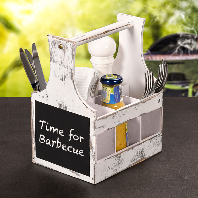 Recipient pentru tacâmuri și condimente