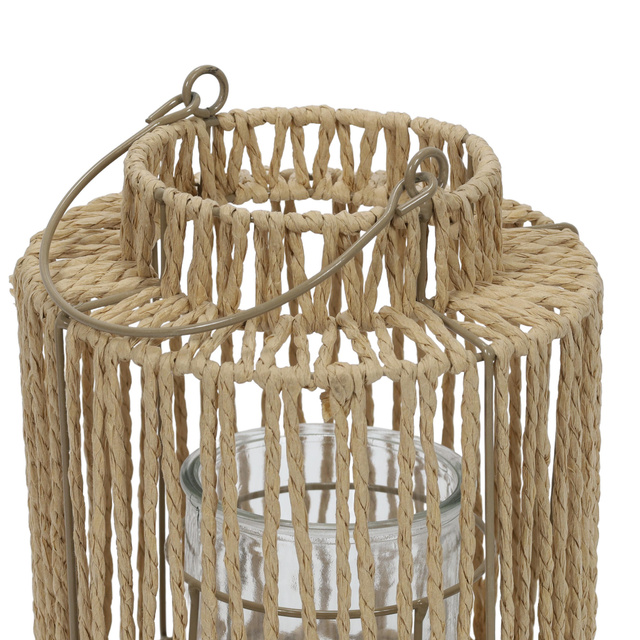 Lanterna împletită cu mâner, 19 x 25 cm