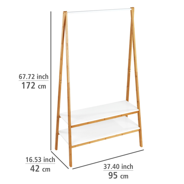 Suport din lemn cu rafturi pentru pantofi, Finja, WENKO