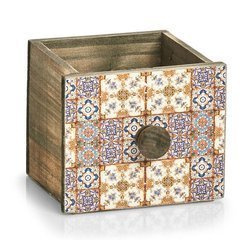 Cutie decorativa pentru flori MOSAIC, 12 x 13 x 11,5 cm, ZELLER