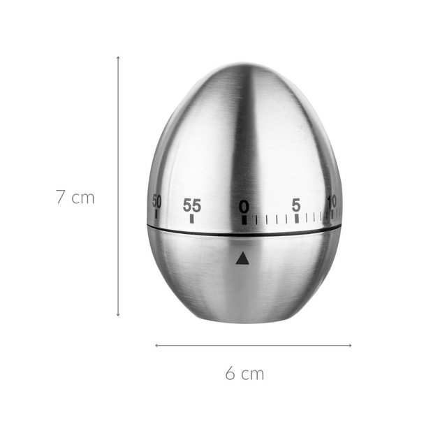 Timer in forma de ou din inox