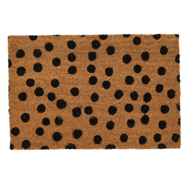 Preș din fibră de cocos cu model, 59 x 39 cm