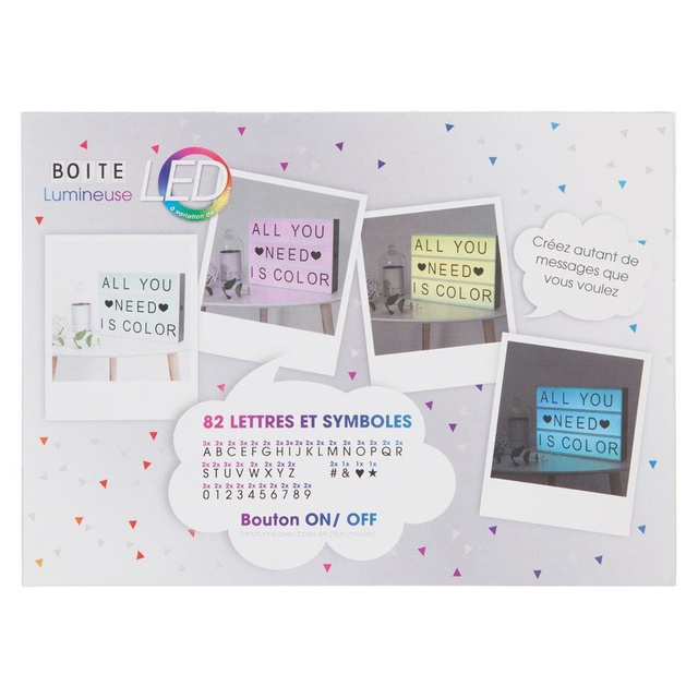 Cadru CINEMA iluminat - dimensiune A4, LED