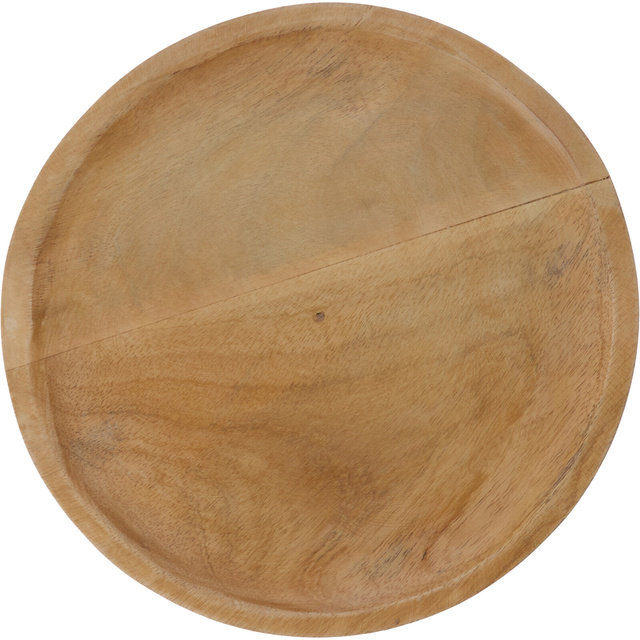 Farfurie din lemn NIG, Ø 28 cm