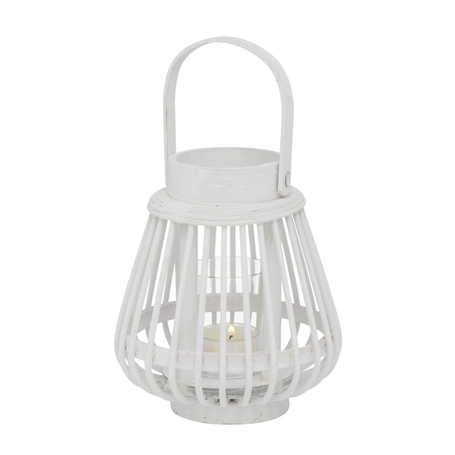 Felinar din bambus Ilvie, 16 cm