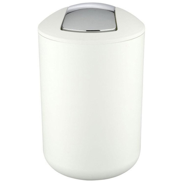 Coș de gunoi BRASIL, 6,5 l, WENKO, alb