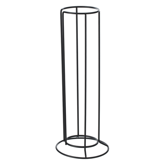 Set 4 cesti ceramice pe suport, 240 ml, motiv vegetal