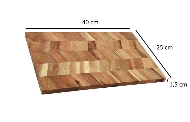 Tocator 40x25 cm, lemn de salcam