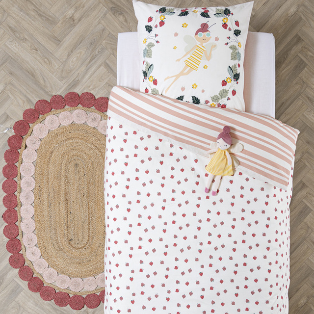 Lenjerie de pat Summer pentru fetita, bumbac, 200 x 140 cm