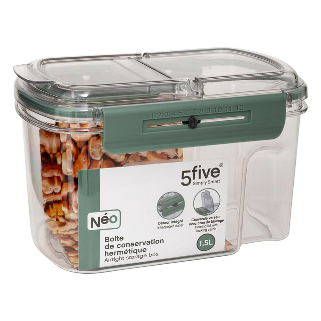 Cutie dreptunghiulară dublă Neo PET 1,5L