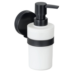 Distribuitor de sapun lichid PAVIA Static-Loc, negru, Wenko