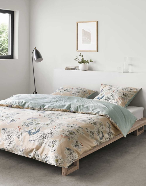 Set de lenjerie de pat din bumbac KERAVA, 140x220 cm, Marc O'Polo