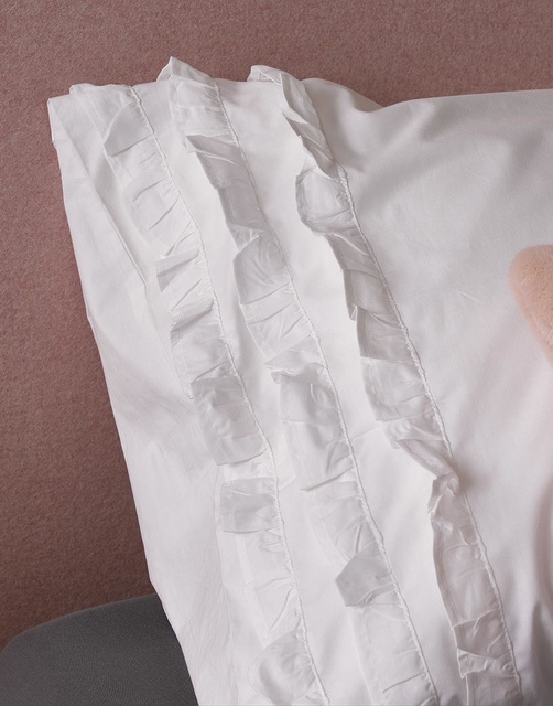 Set de lenjerie de pat din bumbac pentru o persoană, set de lenjerie din satin, 100% bumbac, 140 x 220 cm, Essenza