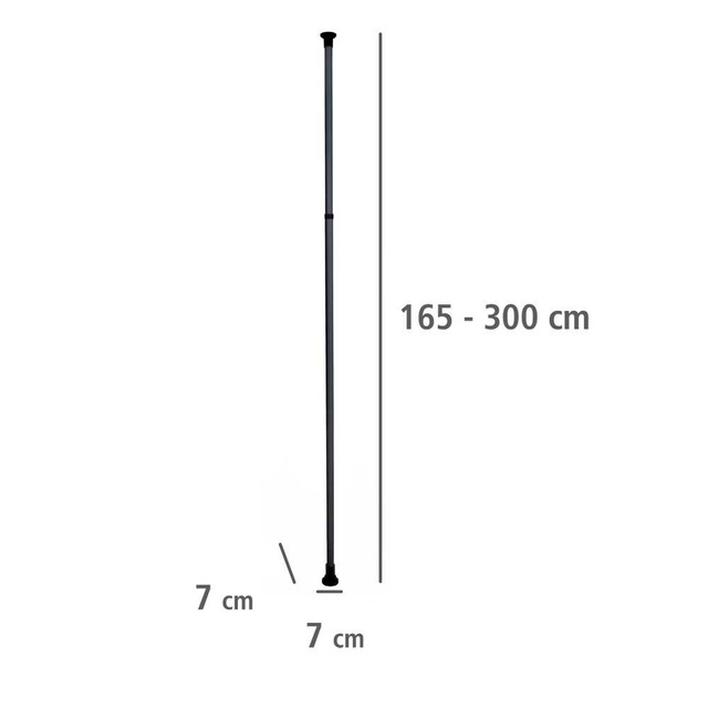 Șină pentru dulap, HERKULES șină pentru dulap 165-300 cm, WENKO