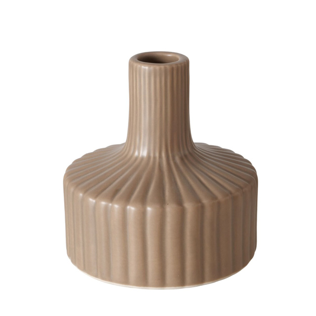 Vaza nude cu dungi LIBELLY, 11 cm