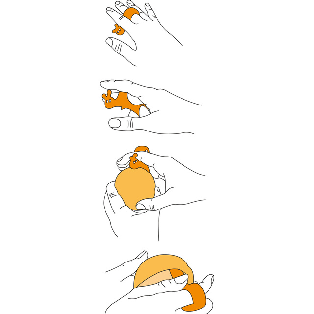 Set ENERGY-TOOLS: 2x lingura - 3 decojitoare de legume, KOZIOL