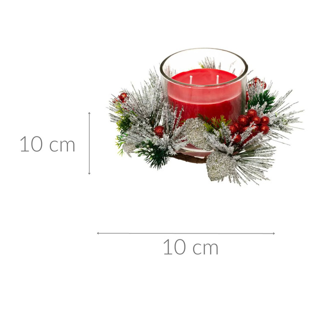 Coronita de Crăciun cu lumânare, 270 g