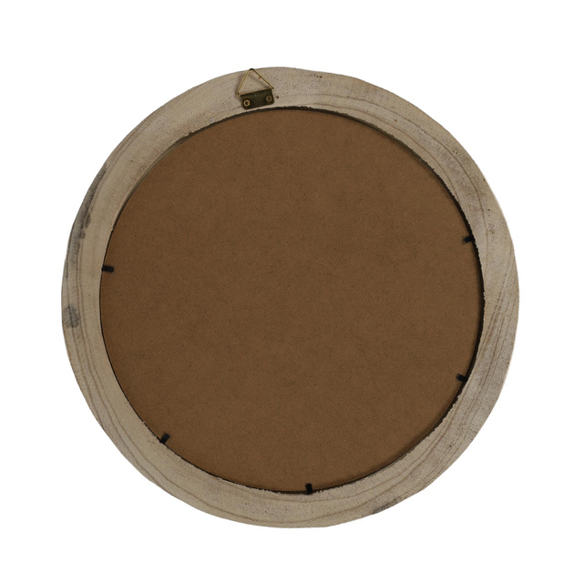 Oglinda cu rama din lemn Factory, 38 x 17 cm