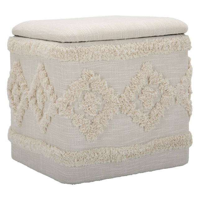 Taburet cu spatiu depozitare, patrat, 40 x 40 cm