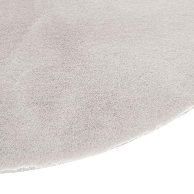 Covor rotund din blană