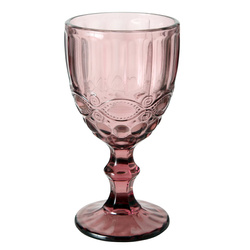 Potir cu decor, roz, AURORA, 300 ml