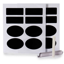 Set 16 etichete de scris cu cretă, autocolante