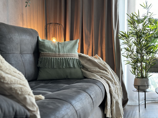 Copac de bambus artificial 90 cm