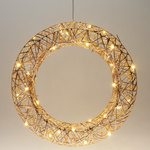 Decorațiune de sărbătoare, coroană cu LED, Ø 40 cm