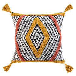 Perna decorativa cu ciucuri TERANGA, 40 x 40 cm