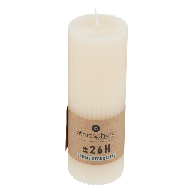 Lumânare în dungi DEMI, Ø 5 cm