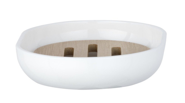 Săpuniera POSA din bambus și plastic, în stil scandinav - WENKO
