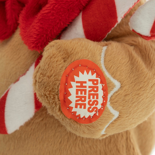 Jucarie mobila de plus de Craciun in forma de turta dulce