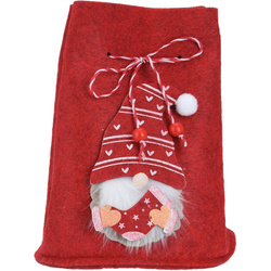 Punguta de Craciun cu elf, 12 x 14,5 cm