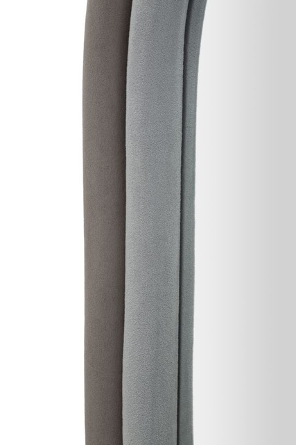 Oglindă de perete cu ramă din catifea ANTONY, 60 x 90 cm