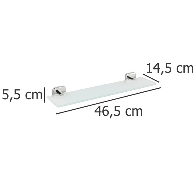 Raft baie MEZZANO, 46,5x13,5x5,5 cm, WENKO