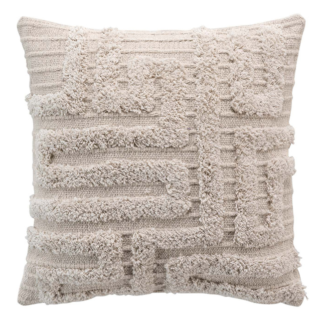 Fata de perna decorativa ZELIE boho, bumbac, 40 x 40 cm