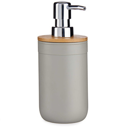 Dispenser de săpun cu capac din bambus CLEAN, 350 ml