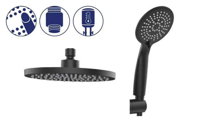 Set de dus cu reglarea jetului, Young Eco, WENKO